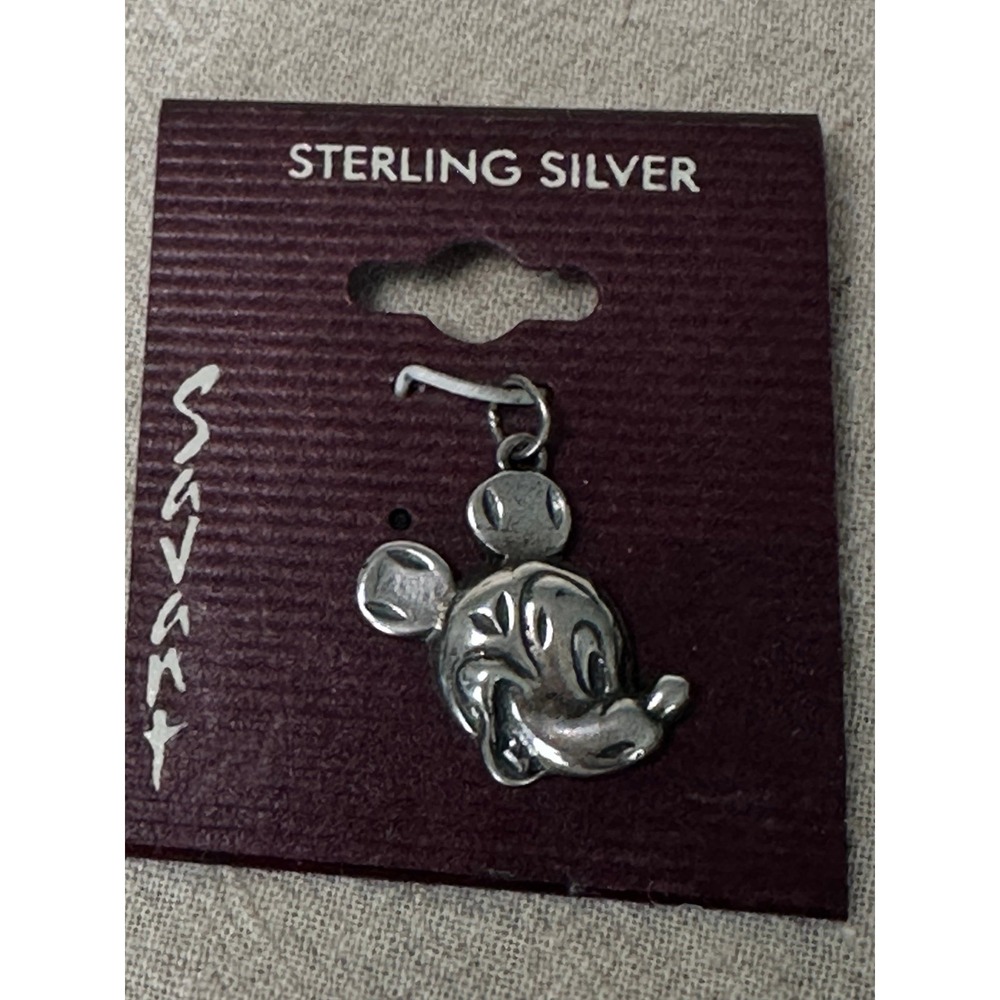 Vintage Sterling Silver Disney Mickey Mouse Charm NWT